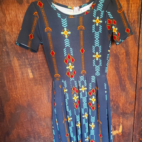 LuLaRoe XXS Amelia Dress - Picture 1 of 6